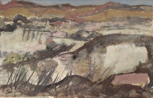 J. van Heel -1898 – 1990 – Spaans landschap – aquarel – 31 x 47 cm – 2 x ges. l.o.